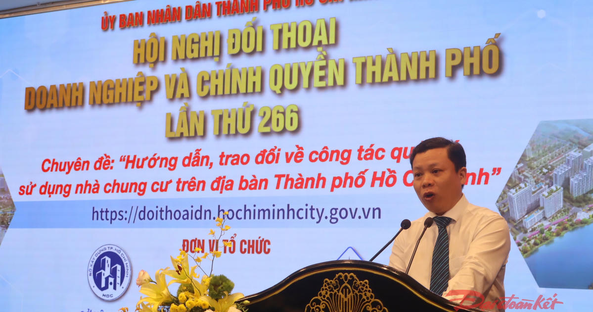 TP Hồ Chí Minh đối thoại với doanh nghiệp về quản lý, sử dụng nhà chung cư