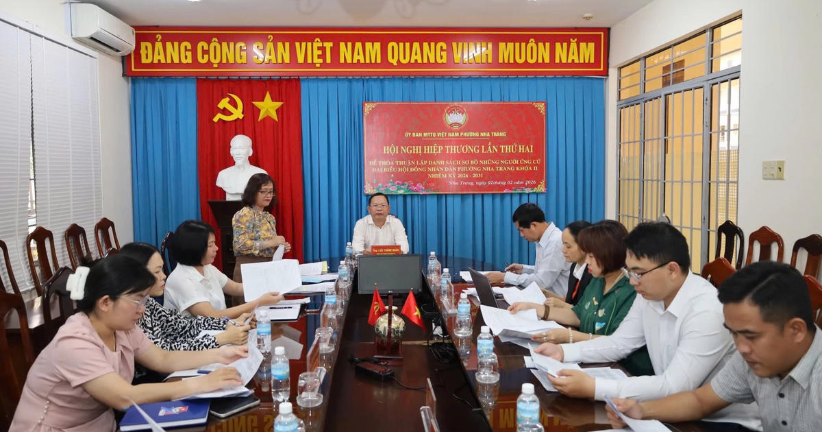 Phường Nha Trang hiệp thương lần thứ hai để lập danh sách người ứng cử đại biểu HĐND phường - Báo Đại Đoàn Kết