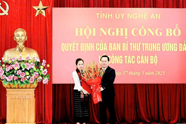Chủ tịch Uỷ ban Mặt trận Tổ quốc tỉnh giữ chức Phó Bí thư Tỉnh ủy Nghệ An