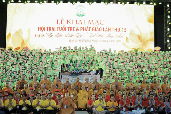 Gần 3.000 trại sinh tham gia Hội trại Tuổi trẻ và Phật giáo lần thứ 15