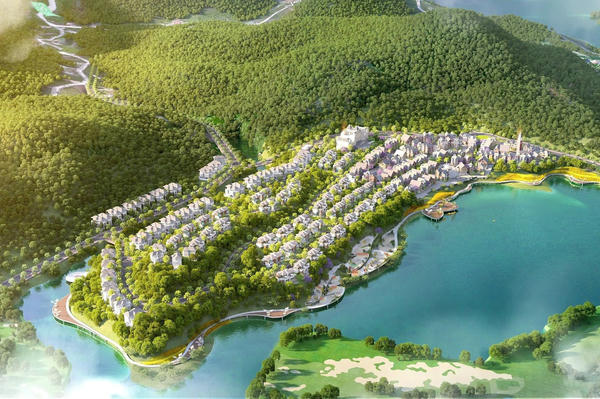 Tổ hợp giải trí, nghỉ dưỡng chuẩn châu Âu sắp hiện diện bên hồ Núi Cốc