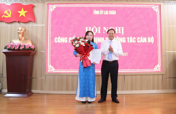 Lai Châu: Điều động Phó Giám đốc Sở Tài chính giữ chức Chủ tịch Hội Liên hiệp Phụ nữ tỉnh