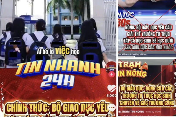 Bộ Giáo dục và Đào tạo thông tin về việc "xoá sổ" các trường ngoài công lập