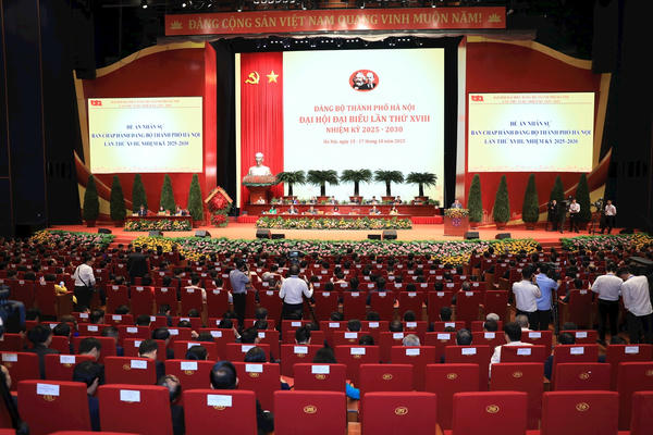 75 người trúng cử Ban Chấp hành Đảng bộ TP. Hà Nội khóa XVIII