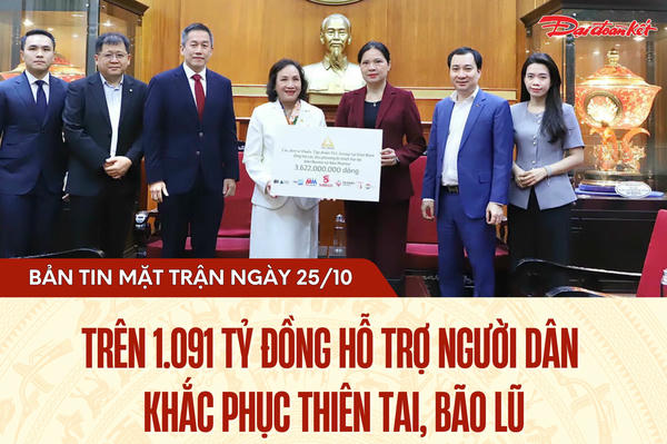 Bản tin Mặt trận sáng 25/10 Bản tin Mặt trận sáng 25/10