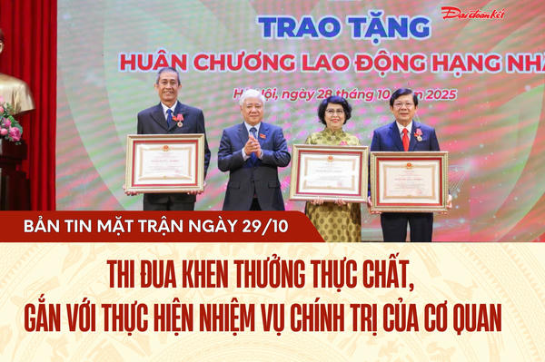 Bản tin Mặt trận sáng 29/10 Bản tin Mặt trận sáng 29/10