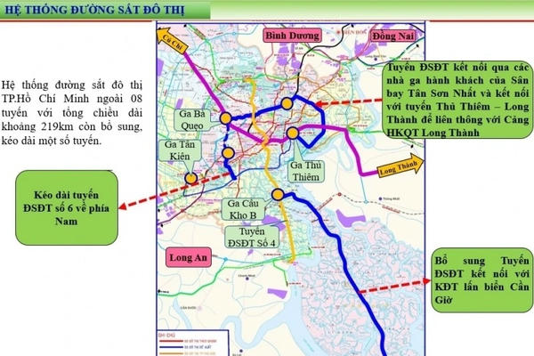 TP Hồ Chí Minh ưu tiên tuyến đường sắt Bến Thành - Cần Giờ