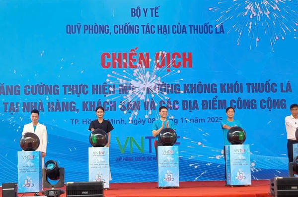 Phát động chiến dịch không khói thuốc trong nhà hàng, khách sạn trên toàn quốc