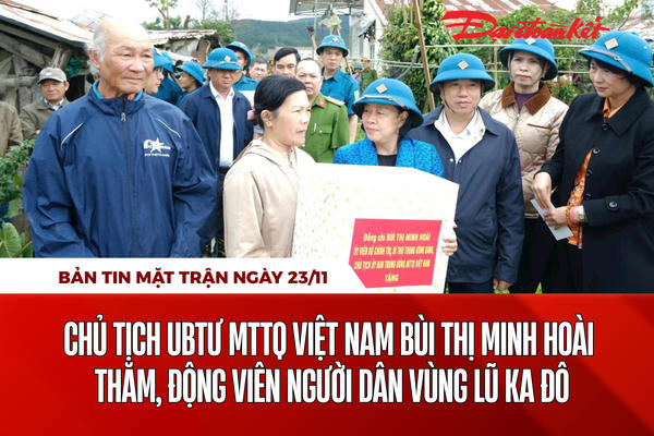 Bản tin Mặt trận sáng 23/11