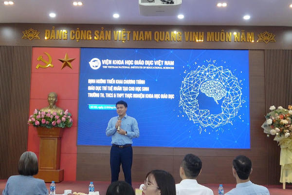 Sẽ thí điểm nội dung giáo dục AI trong trường phổ thông