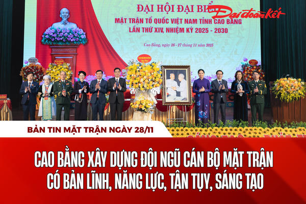 Bản tin Mặt trận sáng 28/11
