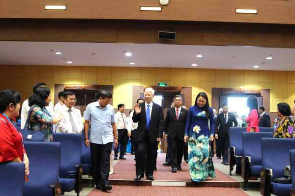 Các vị lãnh đạo Trung ương dự đại hội Mặt trận TP Hồ Chí Minh, nhiệm kỳ 2025-2030 