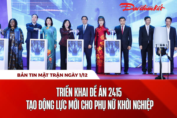 Bản tin Mặt trận sáng 1/12 Bản tin Mặt trận sáng 1/12