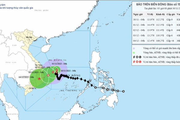 Bão số 15 đổi hướng và gây gió mạnh, Bắc Bộ tiếp tục rét về sáng và đêm