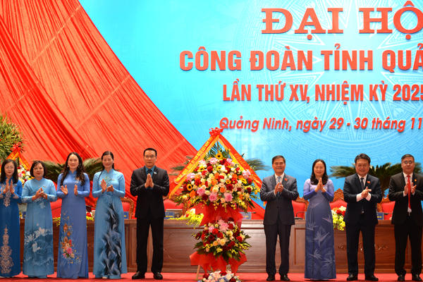Ông Tô Xuân Thao tái đắc cử Chủ tịch Liên đoàn Lao động tỉnh Quảng Ninh