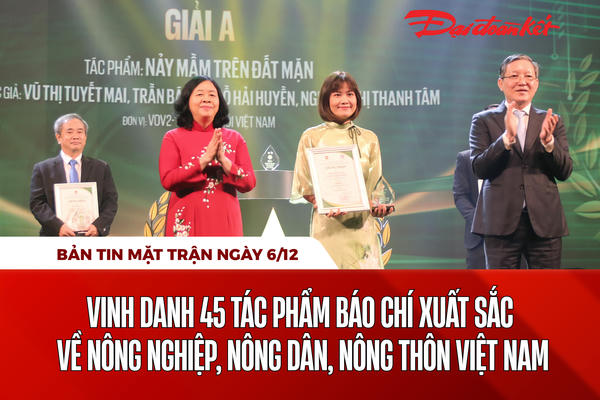 Bản tin Mặt trận sáng 6/12
