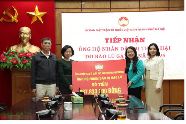 Thêm nhiều nguồn lực quý báu hỗ trợ đồng bào vùng lũ Thêm nhiều nguồn lực quý báu hỗ trợ đồng bào vùng lũ