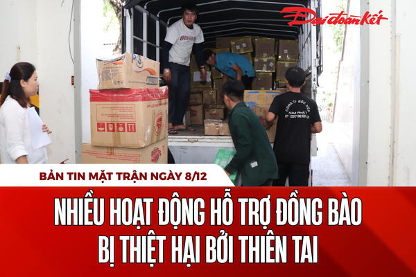 Bản tin Mặt trận sáng 8/12 Bản tin Mặt trận sáng 8/12