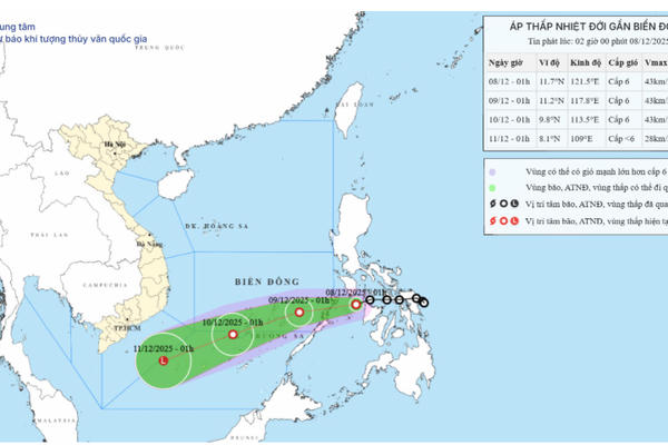 Chủ động ứng phó với áp thấp nhiệt đới giật cấp 8 trên biển Đông Chủ động ứng phó với áp thấp nhiệt đới giật cấp 8 trên biển Đông