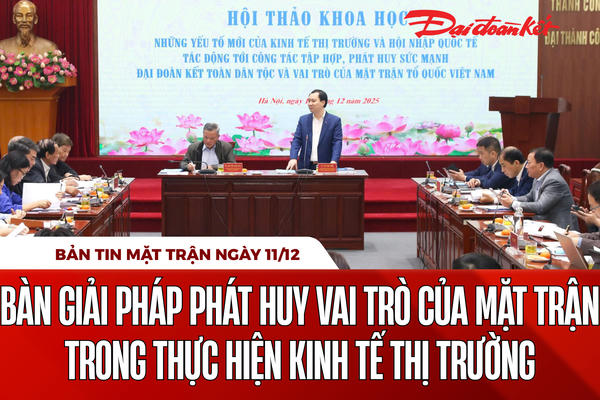 Bản tin Mặt trận sáng 11/12
