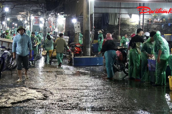 Chợ đầu mối thủy sản lớn nhất Thủ đô xuống cấp nghiêm trọng