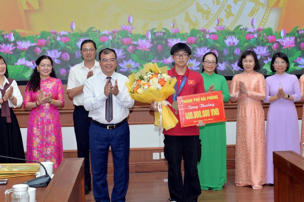 Hải Phòng: Thưởng 500 triệu đồng cho học sinh đạt giải cao trong kỳ thi quốc gia, quốc tế