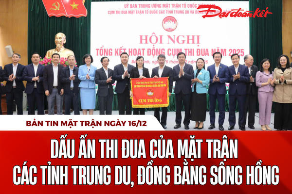 Bản tin Mặt trận sáng 15/12