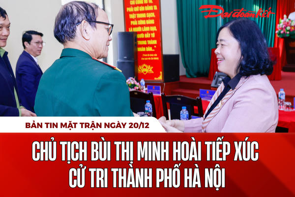 Bản tin Mặt trận sáng 20/12