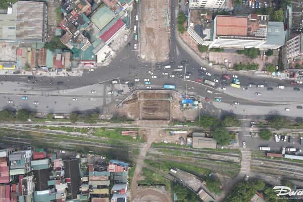 Điều chỉnh tổ chức giao thông nút giao Giải Phóng – Kim Đồng phục vụ thi công hầm chui Vành đai 2,5