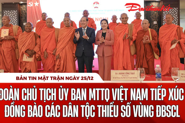 Bản tin Mặt trận sáng 25/12