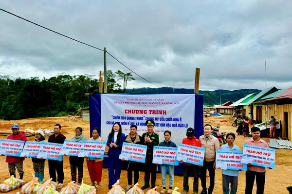 Đà Nẵng: Tiếp sức người dân xã Hùng Sơn trong Chiến dịch Quang Trung