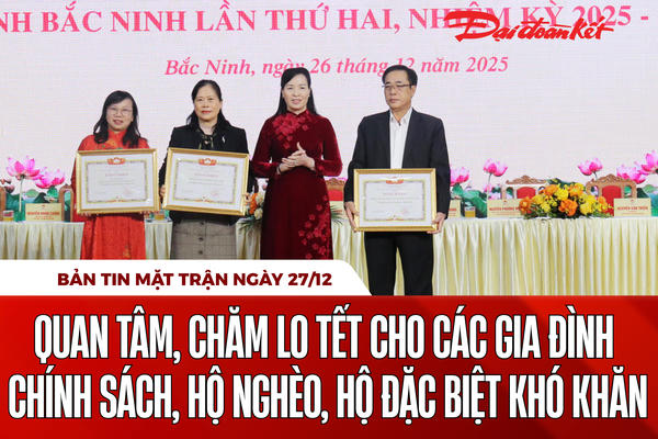 Bản tin Mặt trận sáng 27/12