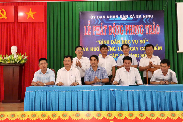 Ea Ning: Giảm nghèo thông tin gắn với chuyển đổi số, giảm tỷ lệ nghèo đa chiều