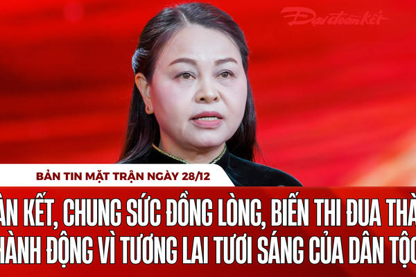 Bản tin Mặt trận sáng 28/12