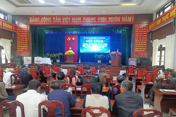 Quế Sơn tổ chức hội nghị tập huấn truyền thông và giảm nghèo về thông tin gắn với số hóa dân sinh