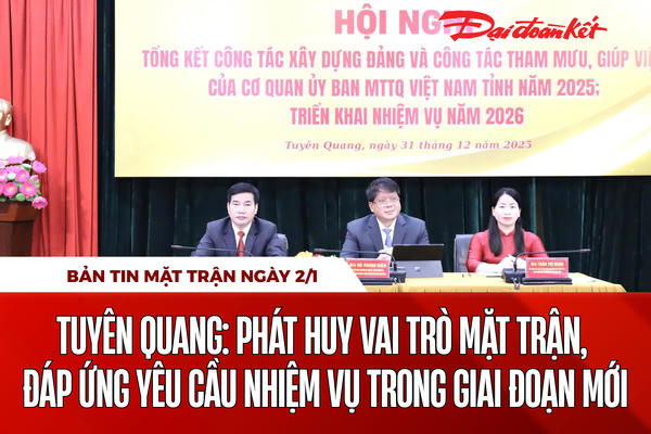Bản tin Mặt trận sáng 2/1