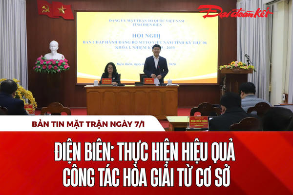 Bản tin Mặt trận sáng 7/1