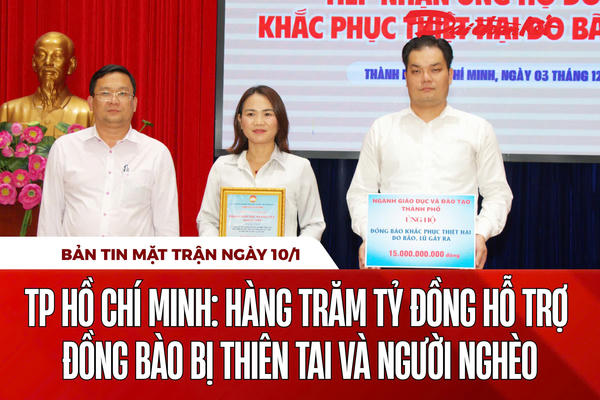 Bản tin Mặt trận sáng 10/1