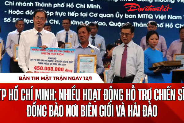 Bản tin Mặt trận sáng 12/1