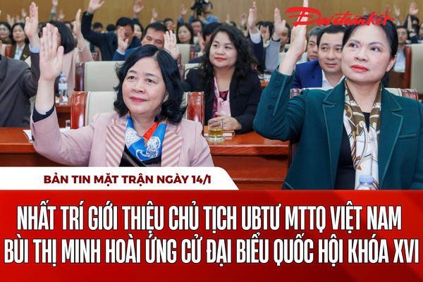 Bản tin Mặt trận sáng 14/1