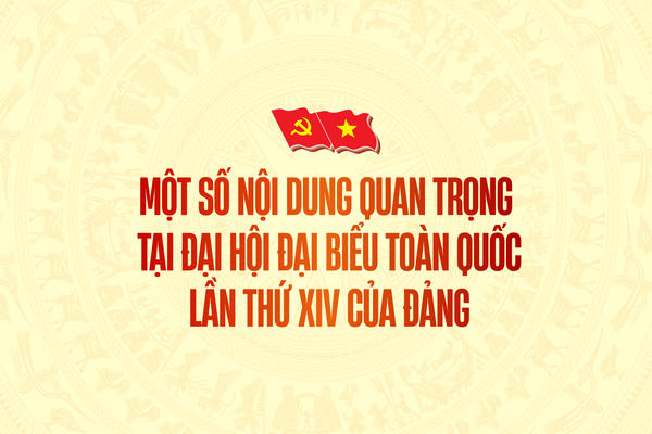 Infographic: Một số nội dung quan trọng tại Đại hội XIV của Đảng