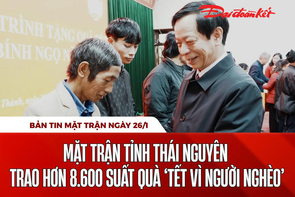 Bản tin Mặt trận sáng 26/1
