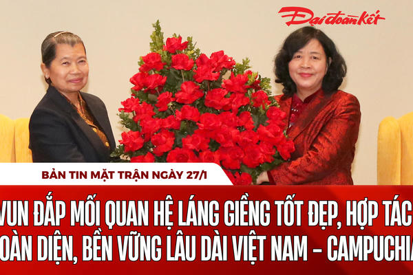 Bản tin Mặt trận sáng 27/1
