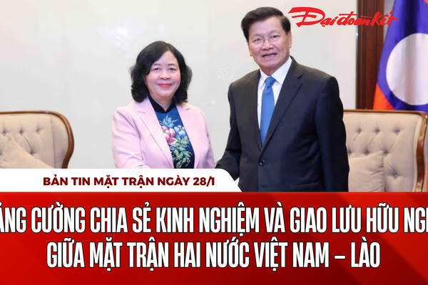 Bản tin Mặt trận sáng 28/1