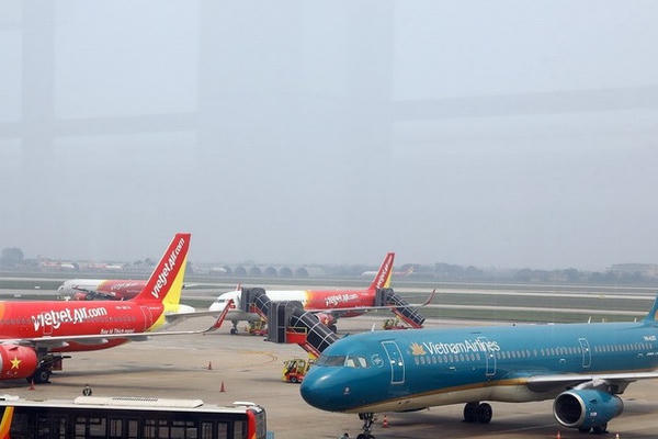 4 chuyến bay chuyển hướng hạ cánh do sương mù tại sân bay Nội Bài