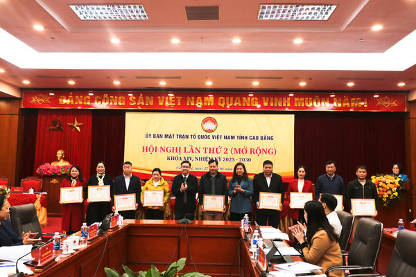Cao Bằng nâng cao hiệu quả công tác Mặt trận, chăm lo đời sống Nhân dân
