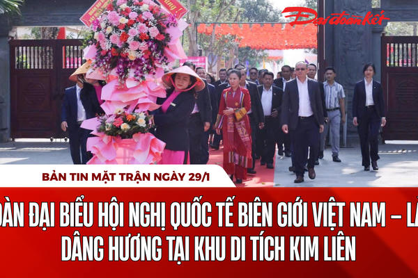 Bản tin Mặt trận sáng 29/1