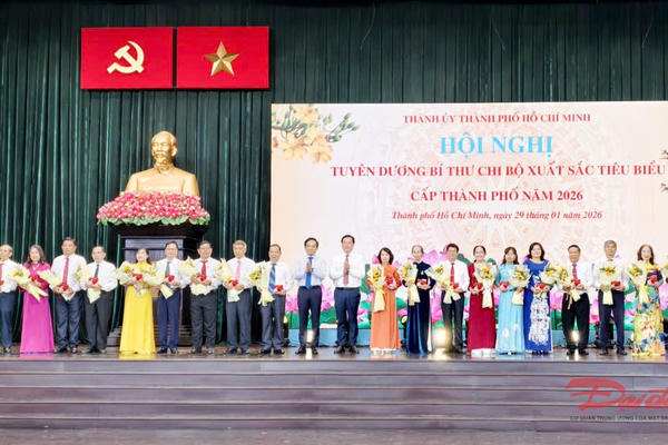 TP Hồ Chí Minh tuyên dương 233 Bí thư Chi bộ xuất sắc tiêu biểu năm 2026 TP Hồ Chí Minh tuyên dương 233 Bí thư Chi bộ xuất sắc tiêu biểu năm 2026