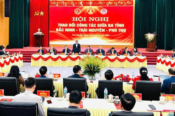 Liên kết tam giác phát triển Thái Nguyên - Bắc Ninh - Phú Thọ