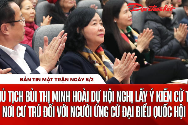 Bản tin Mặt trận sáng 5/2